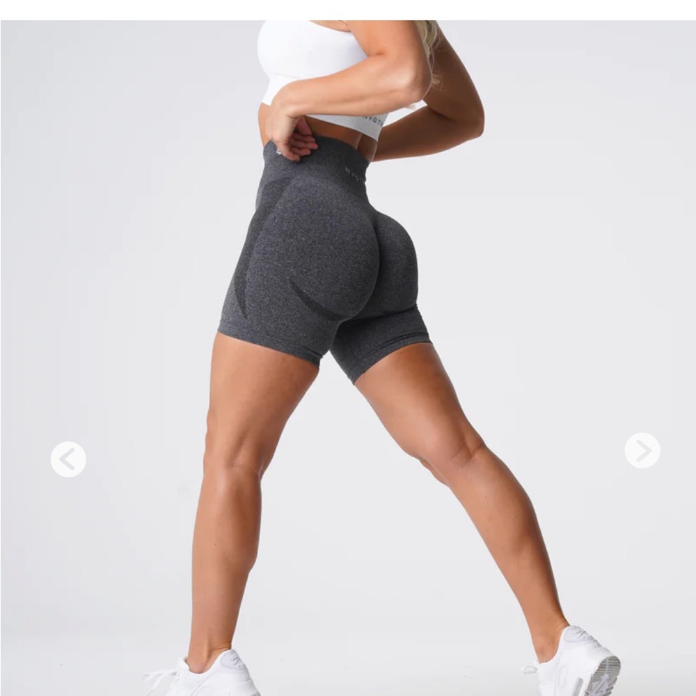 NVGTN black speckled contour, seamless shorts